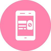 Do Not Disturb Vector Icon