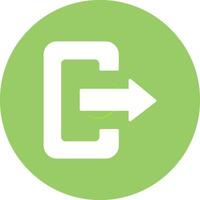 Logout Vector Icon