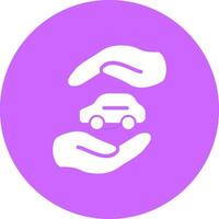 Car Insurance Vector Icon