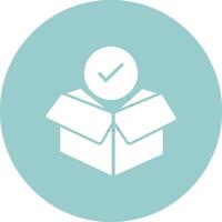 Package Receiving Vector Icon