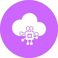 Cloud Computing Vector Icon