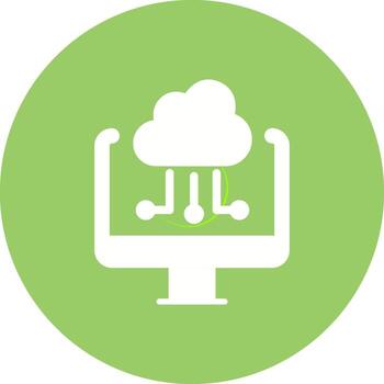 Cloud Computing Vector Icon