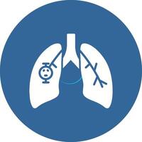 Lung Cancer Vector Icon