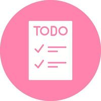 icono de vector de lista de tareas