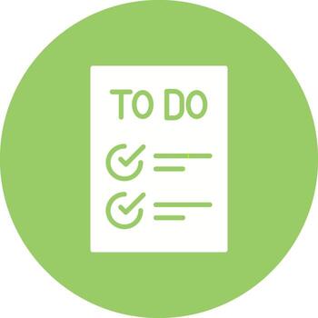 Today to Done Checklist Vector Icon