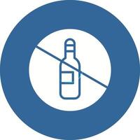 No Drinking Vector Icon