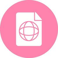 Global Profile Vector Icon