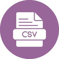 CSV Vector Icon