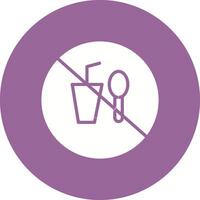 sin icono de vector de alimentos o bebidas