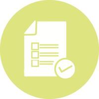 Valid Document Vector Icon