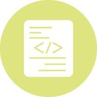 Piece of Code Vector Icon