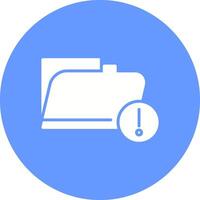 Vulnerable Folder Vector Icon