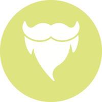 barba y Bigote ii vector icono