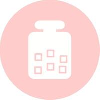 Sugar Bottle Vector Icon