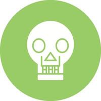 Skull X ray Vector Icon