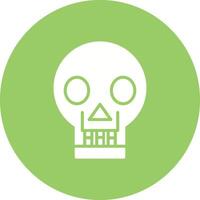 Skull X ray Vector Icon