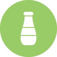 Milk Bottle Vector Icon