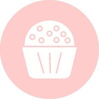 icono de vector de muffin de chocolate