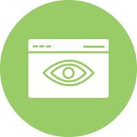 Web Visibility Vector Icon