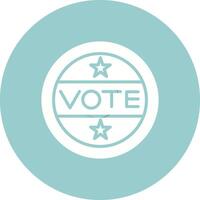 Vote Sticker Vector Icon