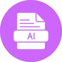 icono de vector de ai