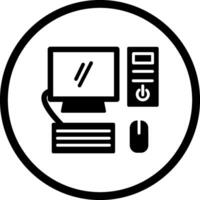 Computer Vector Icon