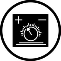 icono de vector de perilla de temperatura