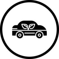 Ecology Car Vector Icon