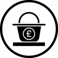 Pound Basket Vector Icon