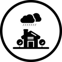 icono de vector de lluvia