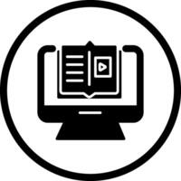 E Learning Vector Icon