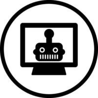 Artificial Bot Vector Icon