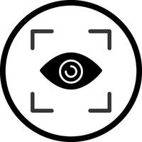 icono de vector de ojo