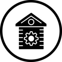 House Setting Vector Icon