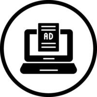 Internet Ads Vector Icon