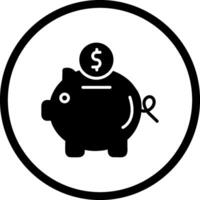 Piggy Bank Vector Icon