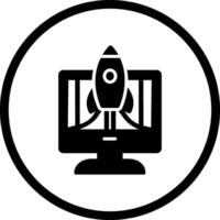 Business Launch Vector Icon