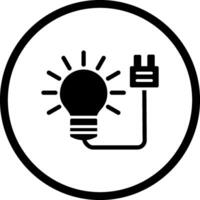 Electric Bulb Vector Icon