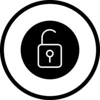 Open Lock II Vector Icon