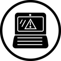 icono de vector de alerta