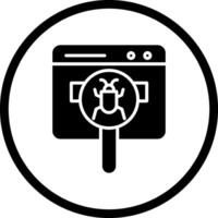 Web Bug Vector Icon