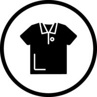 icono de vector de camisa