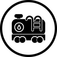 Tank Wagon Vector Icon