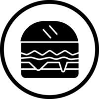 icono de vector de hamburguesa