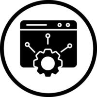 Web Setting Vector Icon