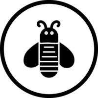 icono de vector de abeja