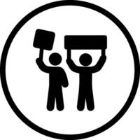 Protester Vector Icon