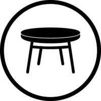 Small Table Vector Icon