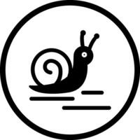 icono de vector de caracol