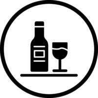 icono de vector de alcohol